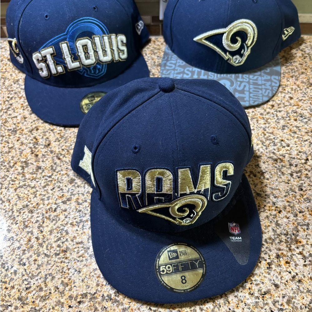 St. Louis Rams Hats Lot